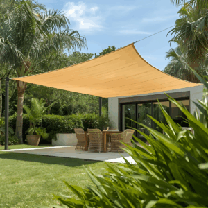 Voile d'ombrage perméable "De Luxe" 320g/m² - Beige